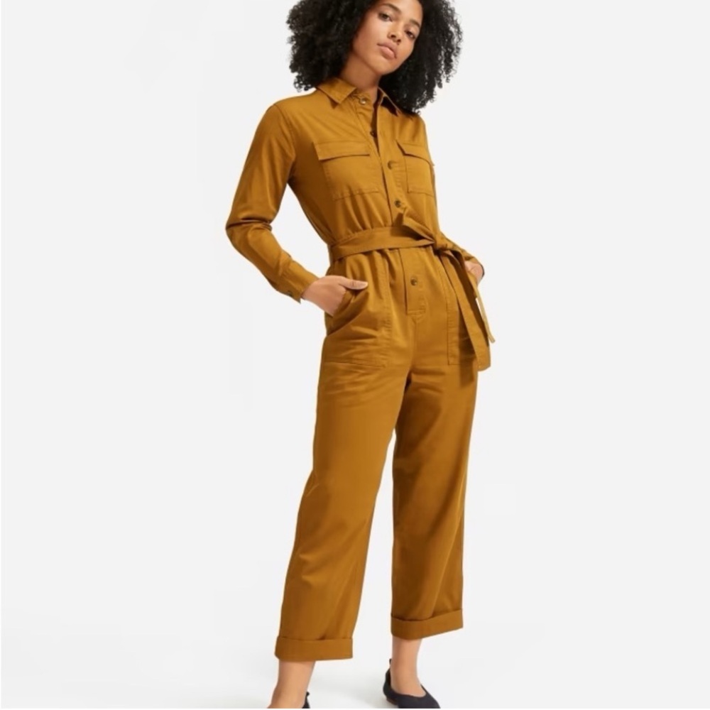 Everlane Mustard Jumpsuit